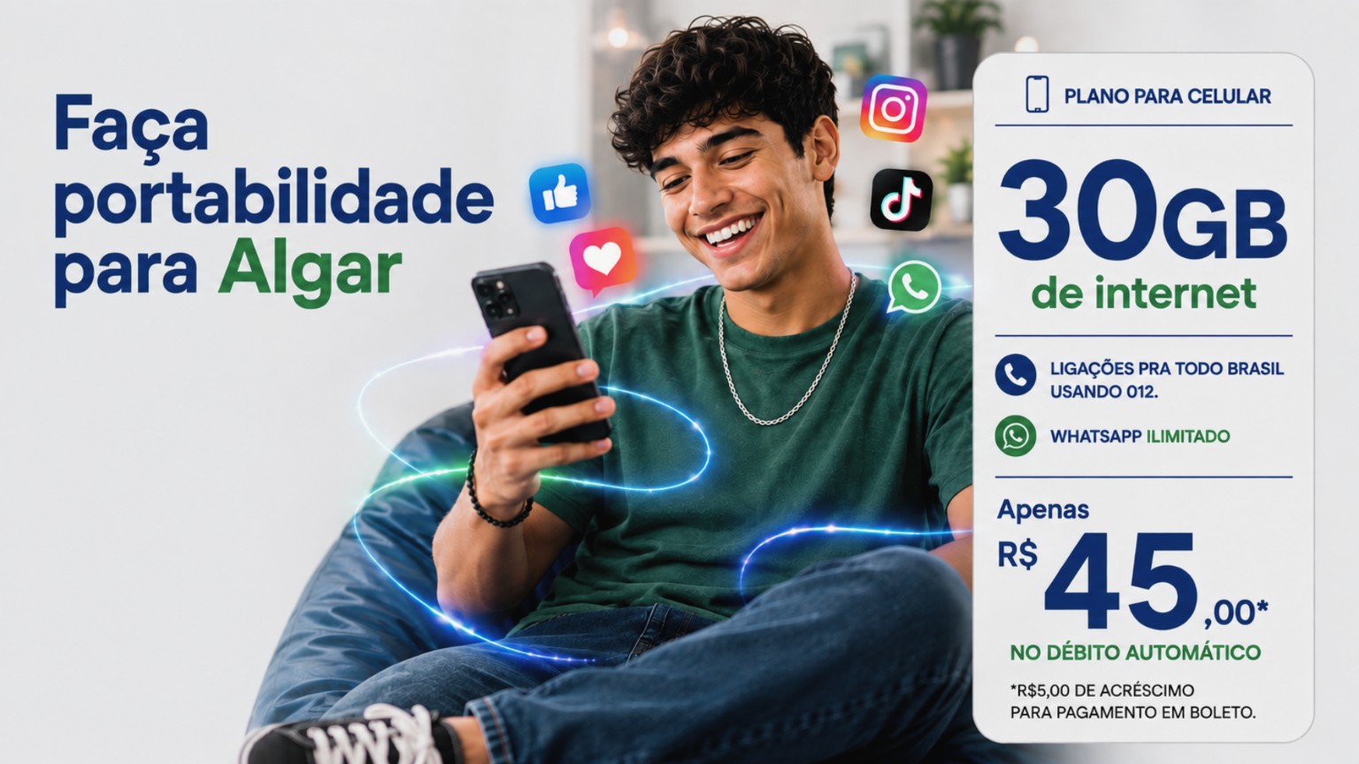 Oferta Algar Celular 30 GB